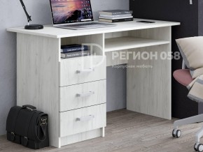 Письменный стол ПС-02 с ящиками дуб крафт белый в Миньяре - minyar.mebel74.com | фото