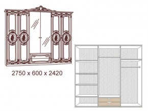 Шкаф 6-и дверный с зеркалами в Миньяре - minyar.mebel74.com | фото