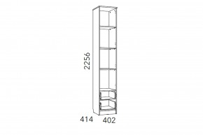 Шкаф для белья Фанк НМ 013.01-02 М1 с ящиками в Миньяре - minyar.mebel74.com | фото 3