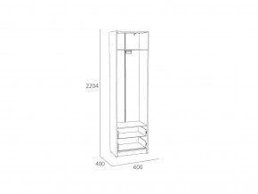 Шкаф для одежды Оттавия НМ 014.66 Белый Фасадный в Миньяре - minyar.mebel74.com | фото 2