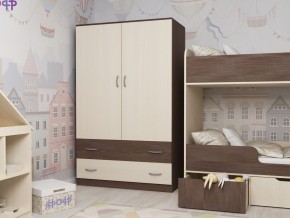 Шкаф двухстворчатый бодега-дуб молочный в Миньяре - minyar.mebel74.com | фото