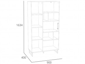 Шкаф комбинированный Фолк НМ 014.58 в Миньяре - minyar.mebel74.com | фото 2