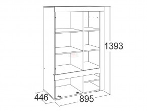 Шкаф комбинированный низкий Ольга 19 в Миньяре - minyar.mebel74.com | фото 2