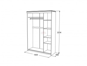 Шкаф купе 3-х дверный Ольга 13 в Миньяре - minyar.mebel74.com | фото 3