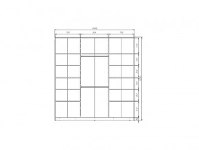 Шкаф-купе Max МШ-25-6-24/2-999 пленка Oracal темно-серая в Миньяре - minyar.mebel74.com | фото 2