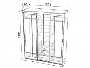 Шкаф-купе ШКП 1 NN в Миньяре - minyar.mebel74.com | фото 3