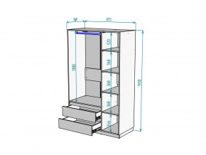 Шкаф Malta light H298 Белый в Миньяре - minyar.mebel74.com | фото 2