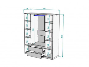 Шкаф Malta light H302 Белый в Миньяре - minyar.mebel74.com | фото 2