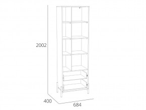 Шкаф Нуар НМ 011.78 в Миньяре - minyar.mebel74.com | фото 2