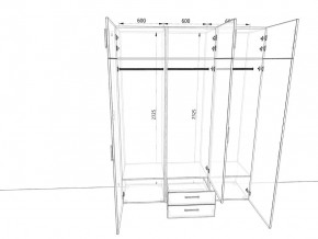 Шкаф распашной 1800Б Жемчуг в Миньяре - minyar.mebel74.com | фото 2