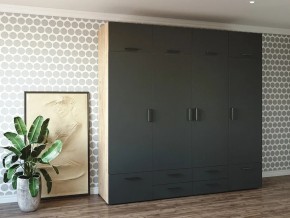 Шкаф распашной 2400К Антрацит в Миньяре - minyar.mebel74.com | фото