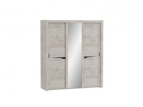 Шкаф с раздвижными дверями трехдверный Соренто Дуб Бонифаций в Миньяре - minyar.mebel74.com | фото 2