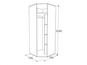 Шкаф угловой Омега 18 в Миньяре - minyar.mebel74.com | фото 2