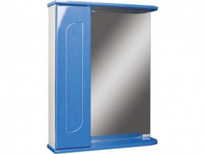 Шкаф зеркало Радуга Синий металлик 50 левый/правый в Миньяре - minyar.mebel74.com | фото