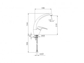 Смеситель Impact G08910 в Миньяре - minyar.mebel74.com | фото 2