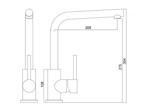 Смеситель Impact LM2104 в Миньяре - minyar.mebel74.com | фото 2