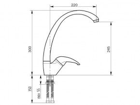 Смеситель MS-001 в Миньяре - minyar.mebel74.com | фото 2