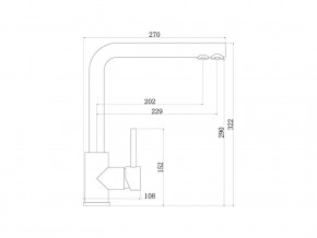 Смеситель Sprint logic LM2196 Stainless Steel в Миньяре - minyar.mebel74.com | фото 2