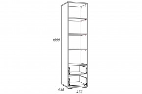 Стеллаж Лилу НМ 041.03 Птички в Миньяре - minyar.mebel74.com | фото 2