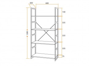 Стеллаж WS-01 в Миньяре - minyar.mebel74.com | фото 3