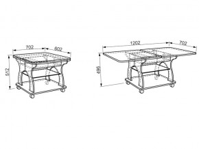 Стол журнальный Купер дуб сонома в Миньяре - minyar.mebel74.com | фото 2