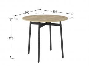 Стол обеденный Медисон дуб сонома в Миньяре - minyar.mebel74.com | фото 2