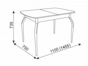 Стол обеденный Танго белый в Миньяре - minyar.mebel74.com | фото 3