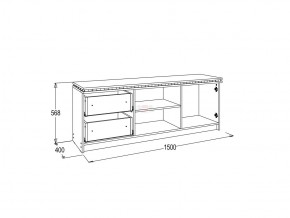 Тумба для теле-радио аппаратуры Ольга 13 в Миньяре - minyar.mebel74.com | фото 3