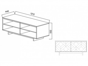 Тумба для ТВА Moderno-1200 Ф2 в Миньяре - minyar.mebel74.com | фото 5