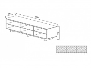 Тумба для ТВА Moderno-1800 Ф3 в Миньяре - minyar.mebel74.com | фото 4