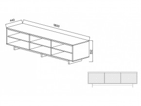 Тумба для ТВА Moderno-1800 Ф4 в Миньяре - minyar.mebel74.com | фото 4