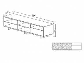 Тумба для ТВА Moderno-1800 В-1 Ф3 в Миньяре - minyar.mebel74.com | фото 4