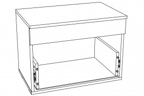 Тумба Livorno НМ 040.63 Х Софт графит в Миньяре - minyar.mebel74.com | фото 2