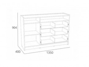 Тумба Оттавия НМ 011.59 Антрацит в Миньяре - minyar.mebel74.com | фото 2