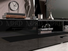 Тумба ТВ Николь Черный глянец в Миньяре - minyar.mebel74.com | фото 3