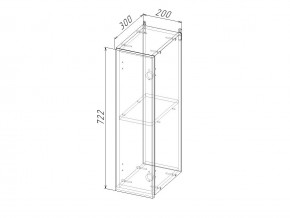 В7 20 Модуль верхний МВ7 20 Не компектуется ручкой в Миньяре - minyar.mebel74.com | фото