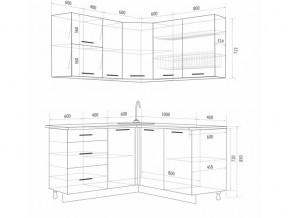 Угловой кухонный гарнитур Флоренс Грин в Миньяре - minyar.mebel74.com | фото 4